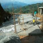 Reconstruction was interrupted by two monsoon seasons