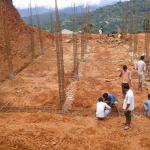 Local Napalis laid the new school foundation