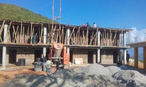Construction of the Shree Nawa Durga Lower Secondary School in Gorkha, Nepa, after the 2015 quake was partly funded by Lewes Old Grammar School