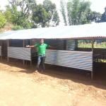 Temporary classrooms in Shree Nawa Durga, Gorkha, Nepal